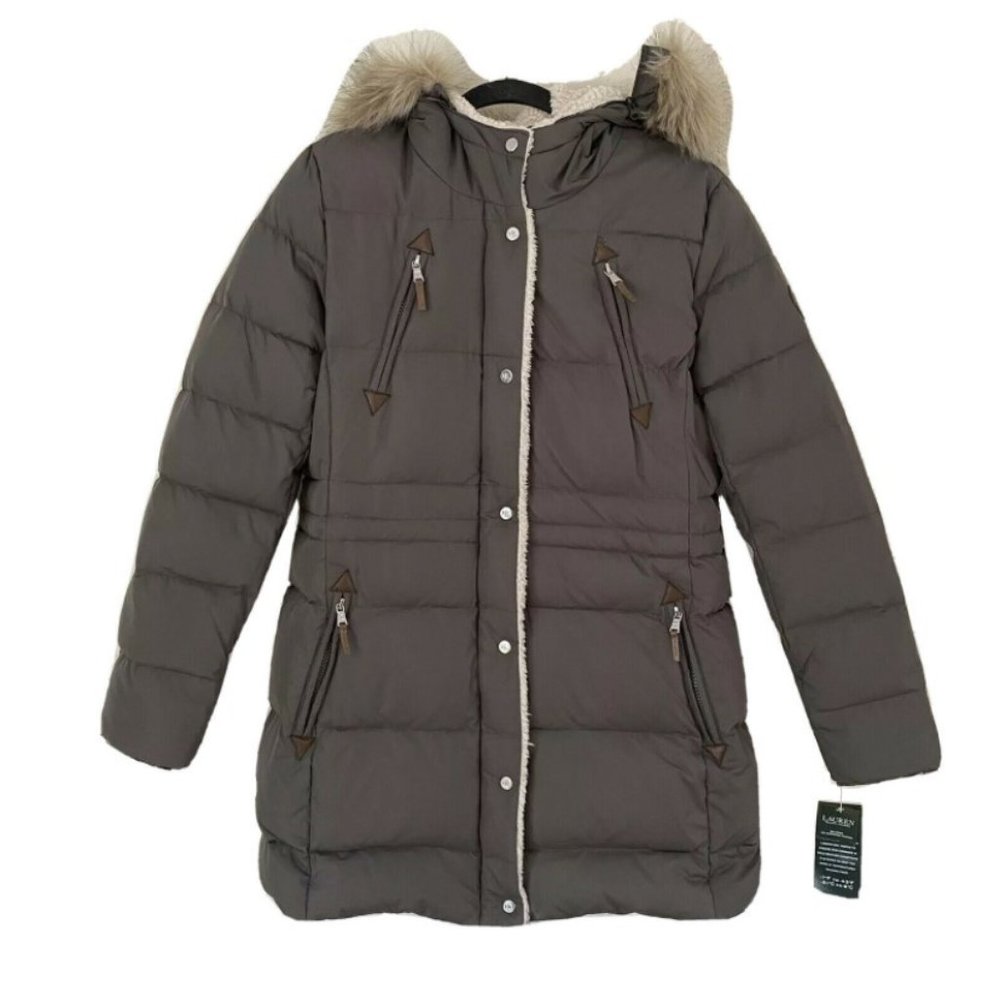 ⛔️SOLD⛔️ LRL Faux Fur Trim Hood Winter Jacket - M - Picture 3 of 15